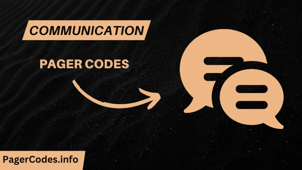 Communication Pager Code List 